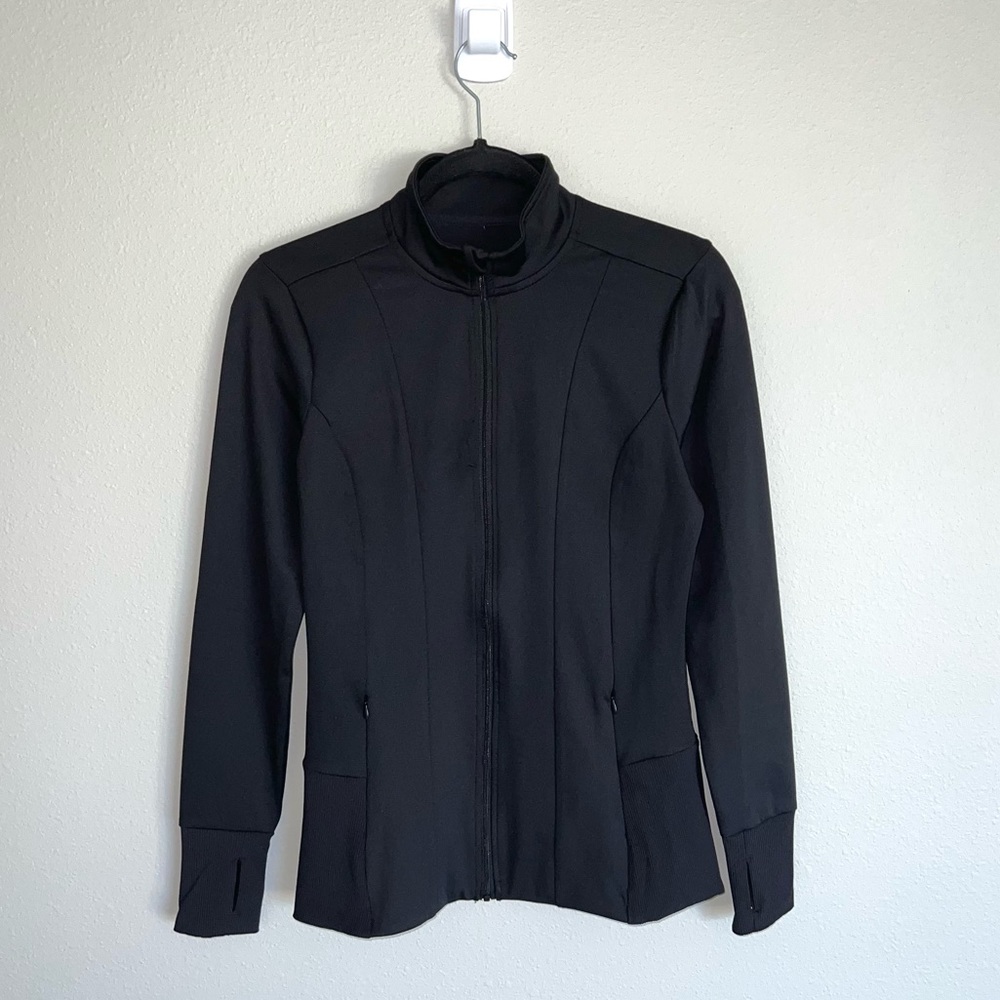 RBX Active Lightweight Zip Up Running Jacket Breathable Black Size Women’s Small